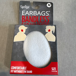 Sprigs Bandless Earbags Ear Warmers White size M